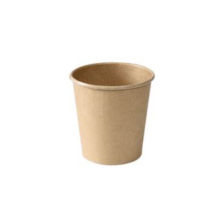 Pappersmugg Duni PLA brun 12cl 50st/fp