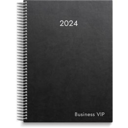 Business Kalender VIP Svart Konstläder