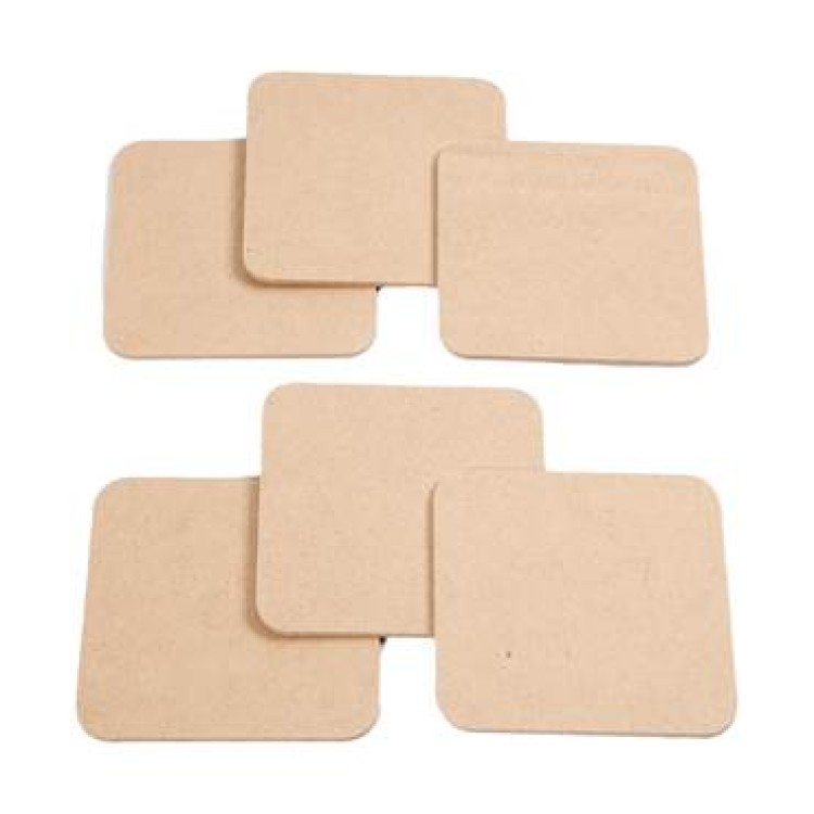 Platta MDF 100x100mm 6st/fp Platta MDF 100x100mm 6st/fp