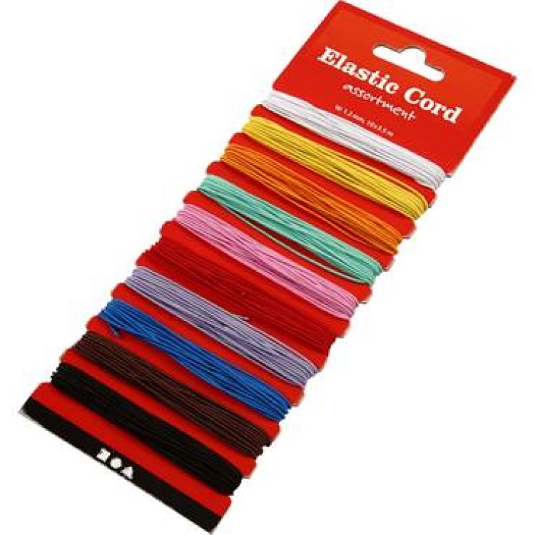 Elastiskt snöre 1mm 10x3,5m