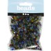 Pärlor Rocai 4mm Mixade Transparenta Färger 130g