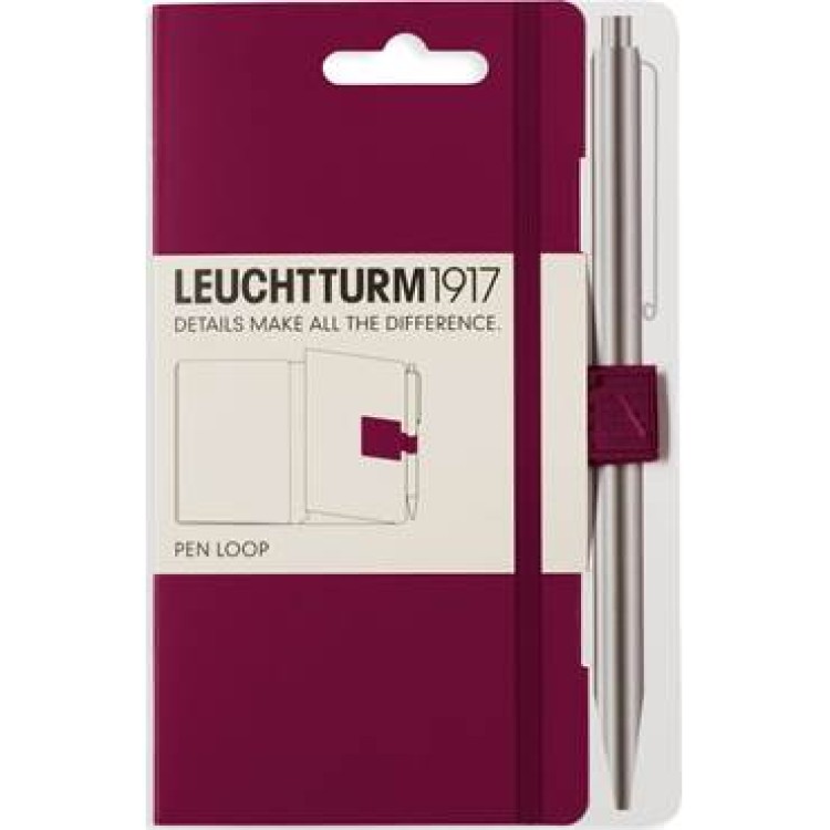 Pennhållare Leuchtturm Pen Loop Röd