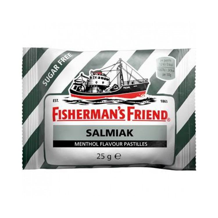 Halstabletter Fisherman´s Friend Salmiak Sockerfria 25gram 24/fp