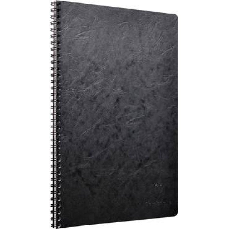 Kollegieblock Clairefontaine AgeBag A5 rutat Svart