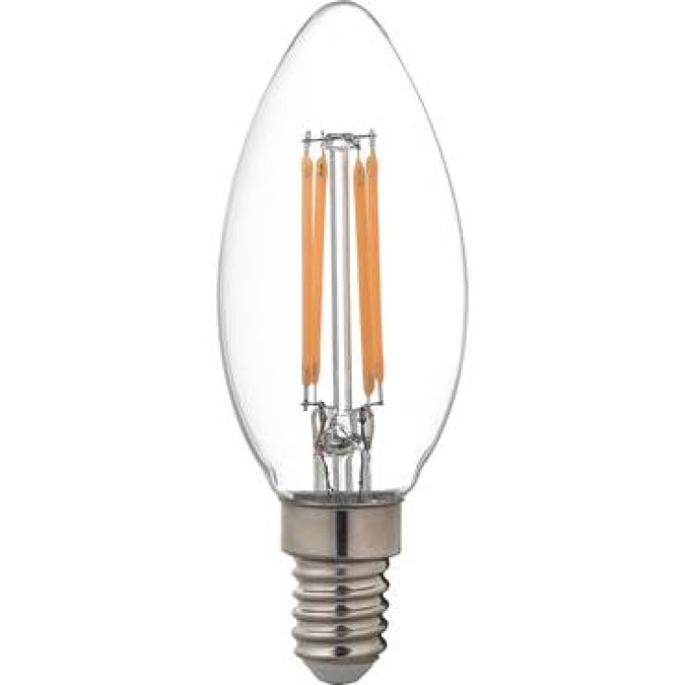 LED Filament Airam Kronlampa E14 4,5W Dimbar