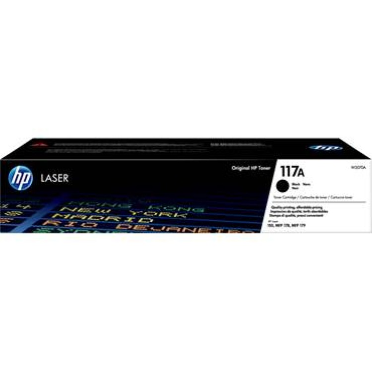 Toner HP 117A W2070A 1k Svart