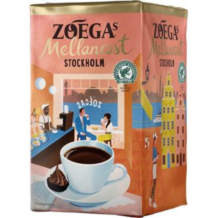 Kaffe Zoégas Stockholm Mellanrost 12x450g