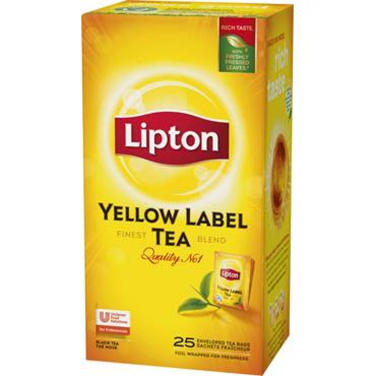 Te Lipton Yellow Label 25st/fp