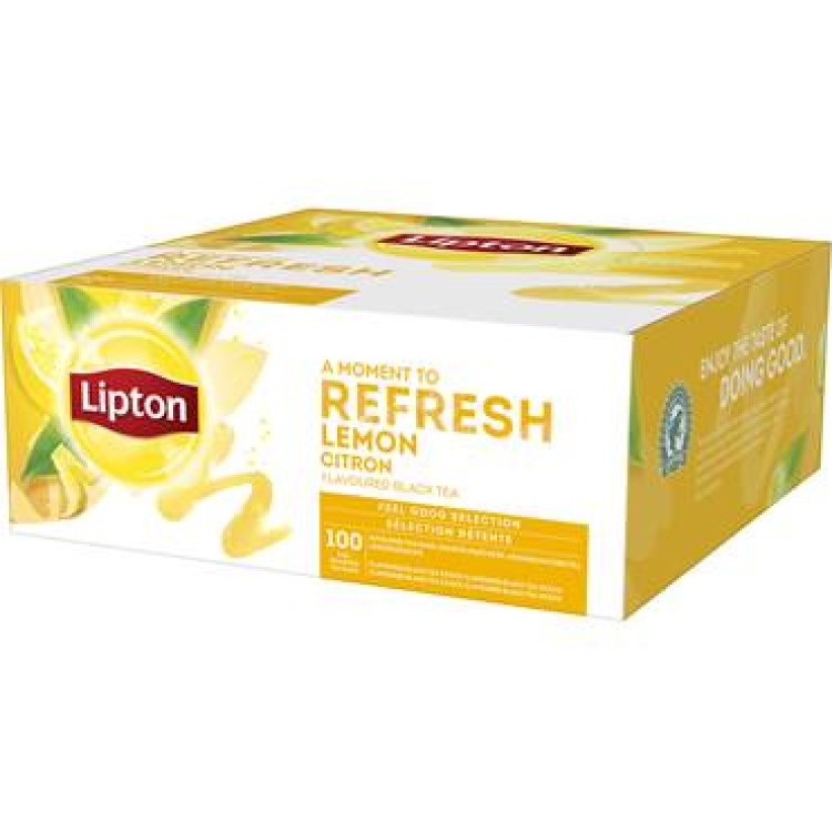 Te Lipton, Lemon med Kuvert 100st/fp