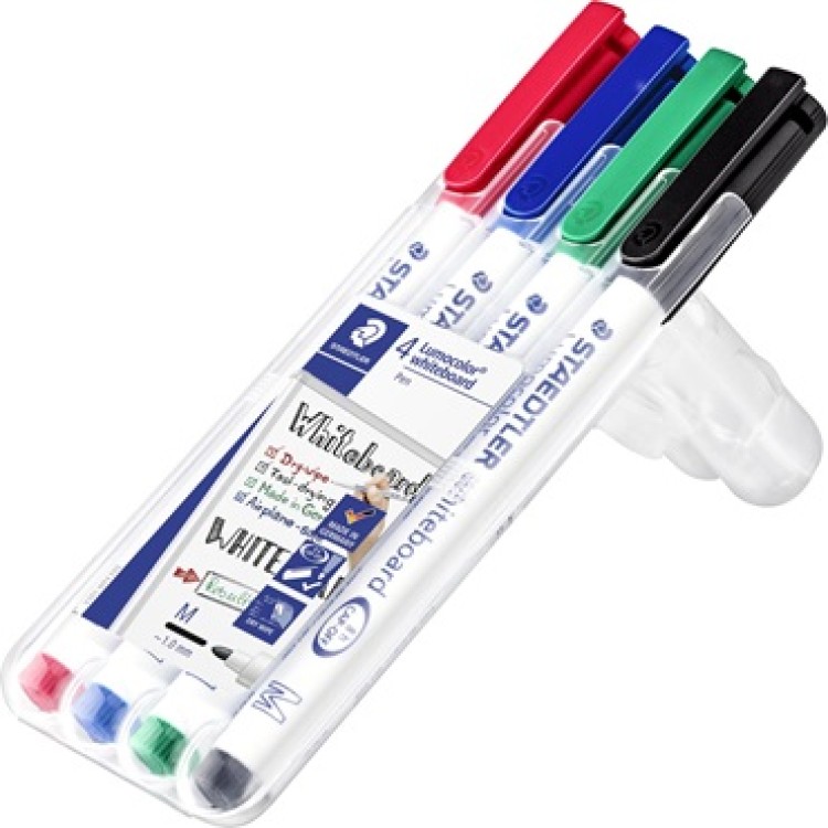 Whiteboardpenna Staedtler 301 4-Set