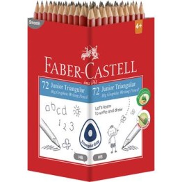 Blyertspenna Faber-Castell HB Junior Triangular 72st/fp