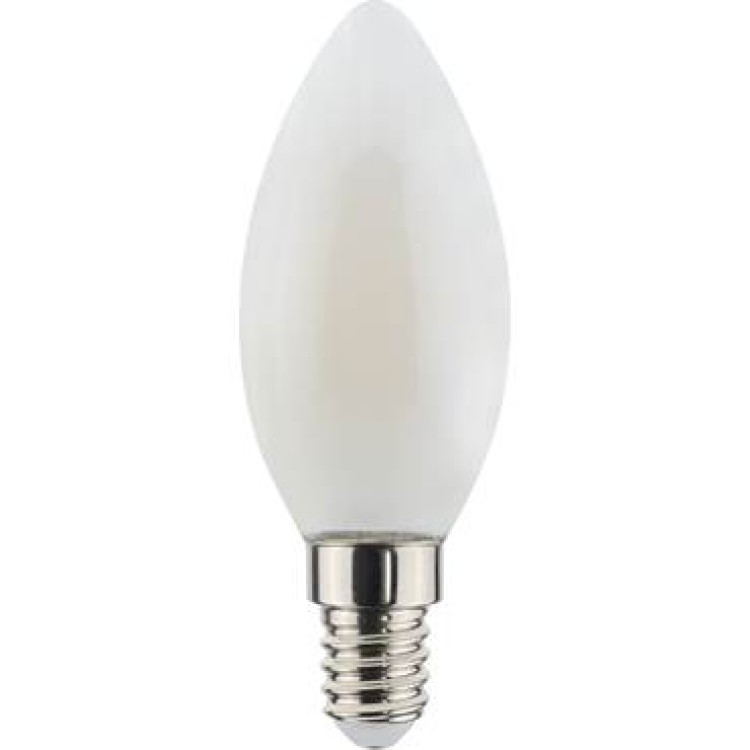 LED Filament Airam Kronljus E14 4,5W Opal Dimbar