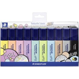 Överstrykningspenna Staedtler 364 Classic 10-Set