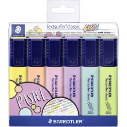 Överstrykningspenna Staedtler 364 Classic 6-Set