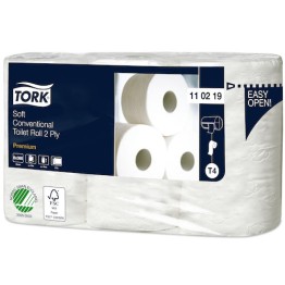 Toalettpapper Tork T4 Premium 2-lager Mjukt 42rullar/bal