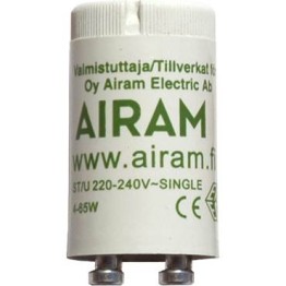 Glimtändare Airam Singel 4–65W 2-pack