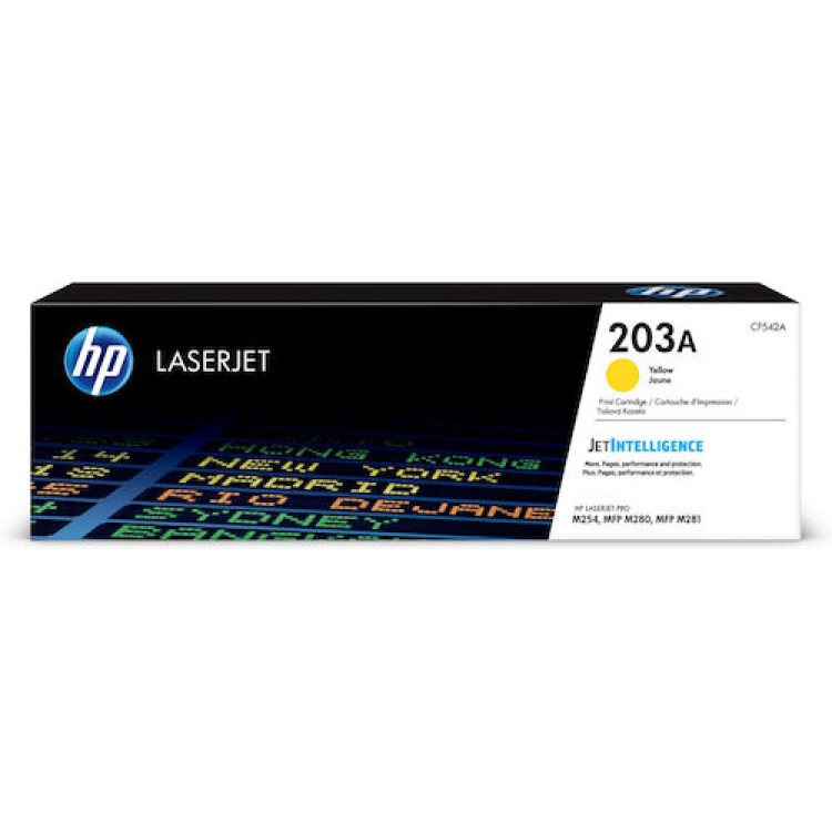 Toner HP 203A CF542A Gul