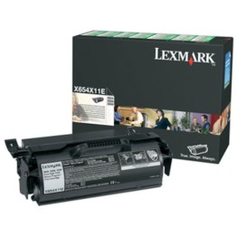 Toner Lexmark X654/X656/X658 Svart