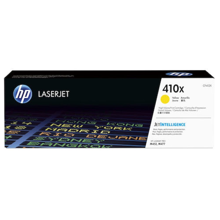 Toner HP 410X CF412X gul 5000 sidor