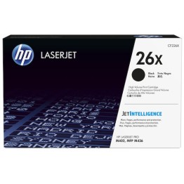 Toner HP 26X CF226X Svart