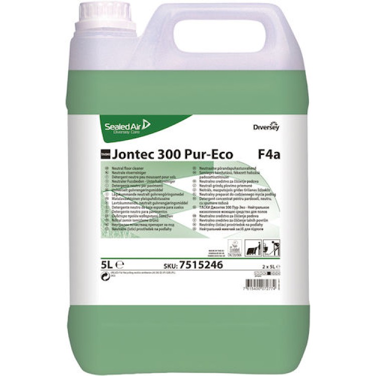 Jontec Golvvård 300 Pur-Eco 5L 2st/fp