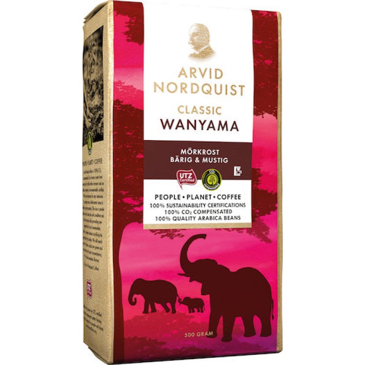 Kaffe Arvid Nordquist Wanyama 12x500g