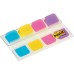 Märkflikar Post-it Strong 16x38mm Blå/Gul/Rosa/Lila 40st/fp