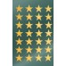 Stickers Stjärnor Guld 56st/fp
