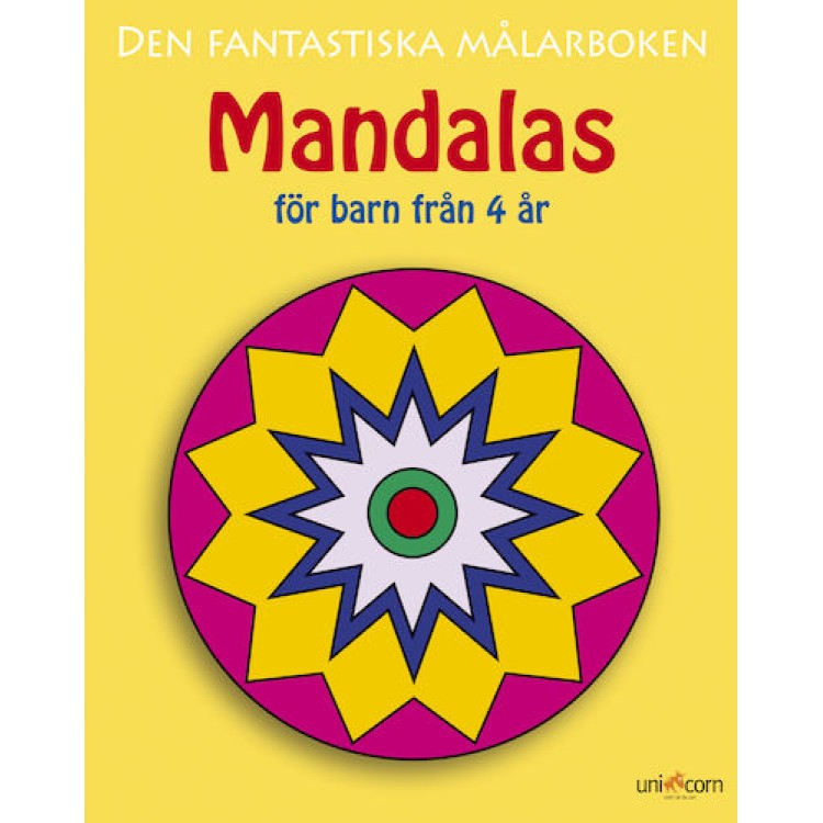 Målarbok Mandala från 4år