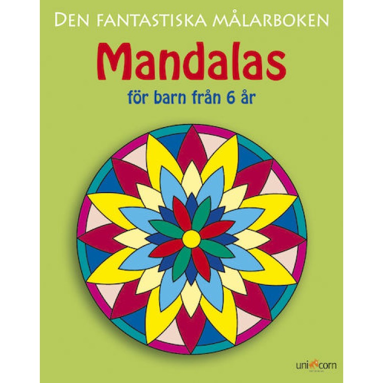 Målarbok Mandala från 6år