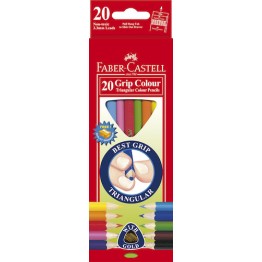 Färgpenna Faber Castell Junior Grip 20st/fp