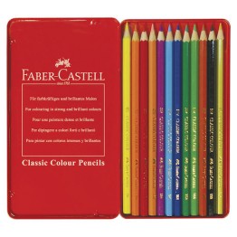 Färgpenna Faber Castell Classic 12st/fp