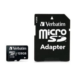 Verbatim Premium MicroSDHC Kort med Adapter 128GB 10st