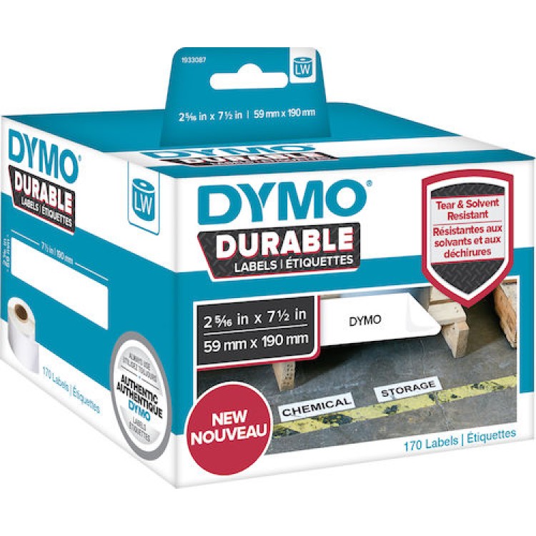 Etikett Dymo Extra-Tålig 59x190mm Etikett Dymo Extra-Tålig 59x190mm