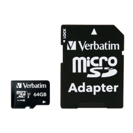 Verbatim Premium MicroSDHC Kort med Adapter 64GB