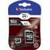 Verbatim Premium MicroSDHC Kort med Adapter 16GB