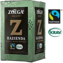 Kaffe Zoégas Hazienda Organic 12x450g