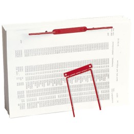 Pappersbindare F-Binder Röd 100st/fp