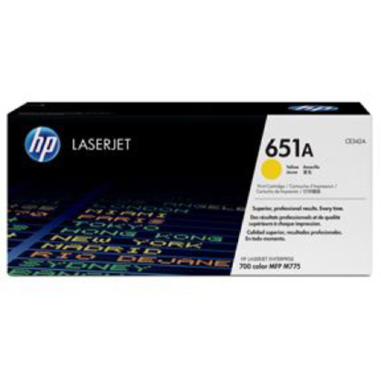 Toner HP 651A CE342A Gul