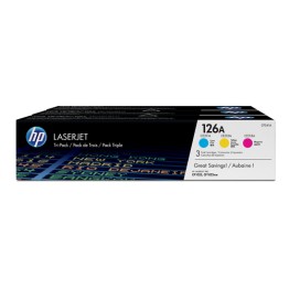 Toner HP 126A CF341A Cyan/Magenta/Gul 3st/Fpk