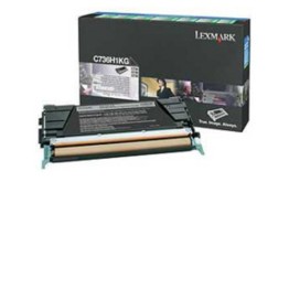 Toner Lexmark C736H1KG Svart