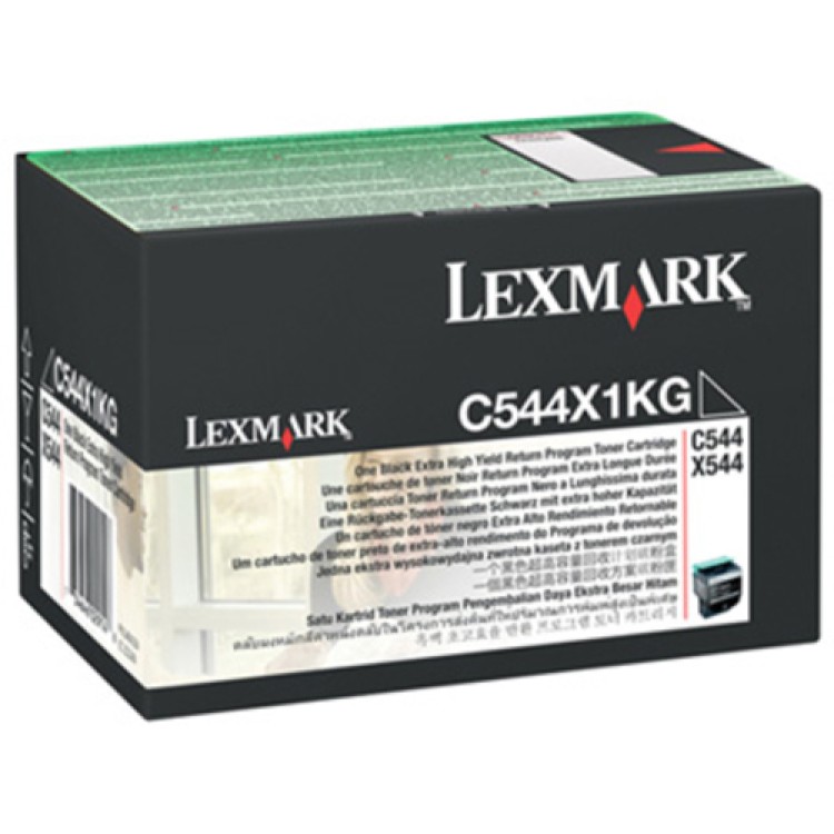 Toner Lexmark C544X1KG Svart