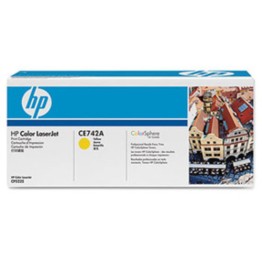 Toner HP CE742A Gul