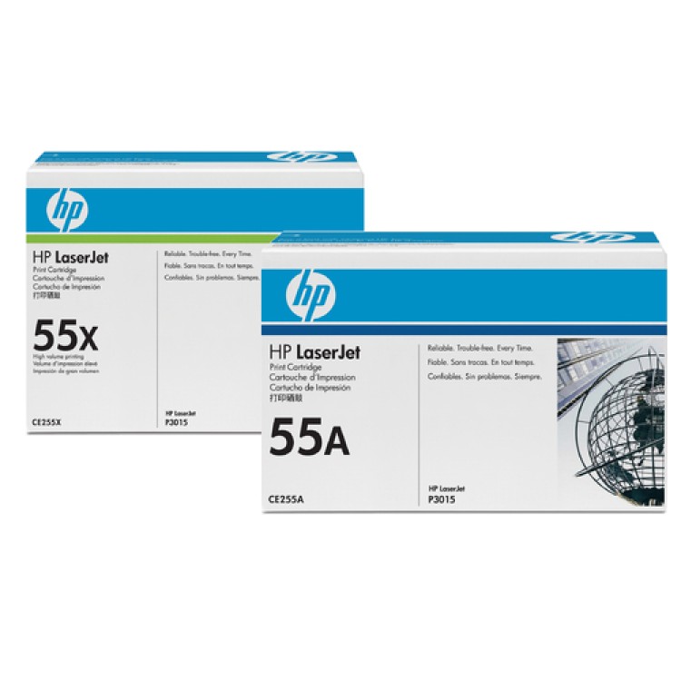 Toner HP 55X CE255X Svart