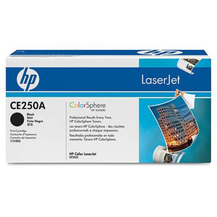 Toner HP 504A CE250A Svart