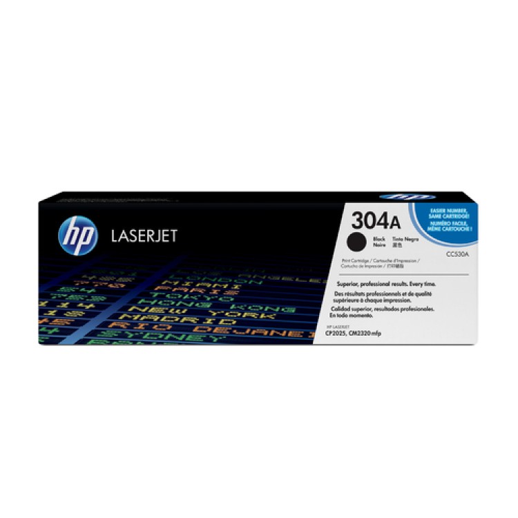 Toner HP 304A CC530A Svart Toner HP 304A CC530A Svart