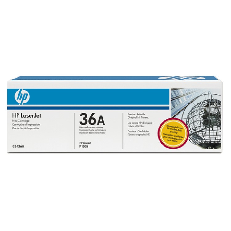 Toner HP 36A CB436A Svart