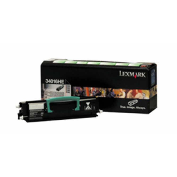 Toner Lexmark E34X Svart