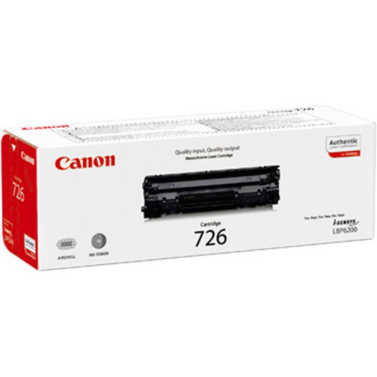 Toner Canon CRG726 3483B002 Svart Toner Canon CRG726 3483B002 Svart