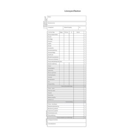 Lönespecifikation 100st/fpk